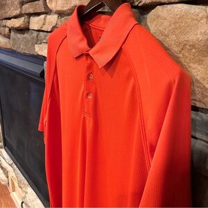 Vibrant Orange Slazenger Polo Shirt‎ men’s size large
